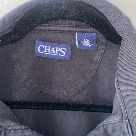 Chaps Black Polo Size Large - Picture 2 of 4